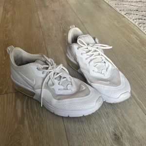Nike air max white sneakers